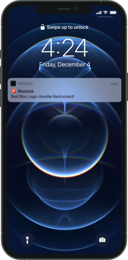 image of a push notification